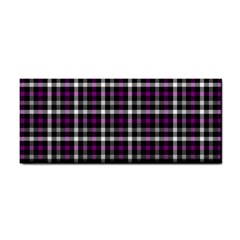 Asexual Pride Checkered Plaid Hand Towel by VernenInk