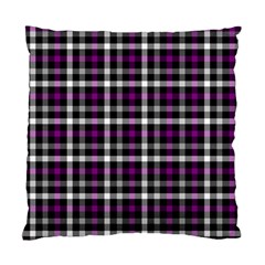 Asexual Pride Checkered Plaid Standard Cushion Case (one Side) by VernenInk