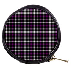 Asexual Pride Checkered Plaid Mini Makeup Bag by VernenInk