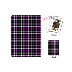 Asexual Pride Checkered Plaid Playing Cards Single Design (mini) by VernenInk