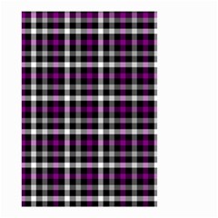 Asexual Pride Checkered Plaid Small Garden Flag (two Sides) by VernenInk