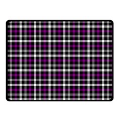 Asexual Pride Checkered Plaid Double Sided Fleece Blanket (small)  by VernenInk