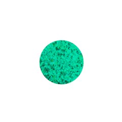 Aqua Marine Glittery Sequins 1  Mini Buttons by essentialimage