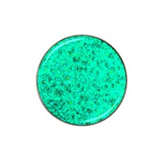 Aqua Marine Glittery Sequins Hat Clip Ball Marker by essentialimage