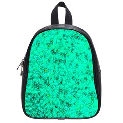 Aqua Marine Glittery Sequins School Bag (small) by essentialimage