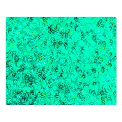 Aqua Marine Glittery Sequins Double Sided Flano Blanket (large)  by essentialimage