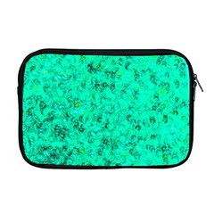 Aqua Marine Glittery Sequins Apple Macbook Pro 17  Zipper Case by essentialimage