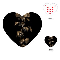 Dark Rose Poster Playing Cards Single Design (heart) by dflcprintsclothing