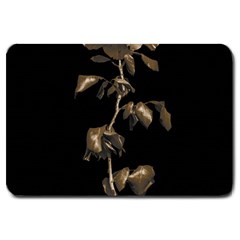 Dark Rose Poster Large Doormat  by dflcprintsclothing