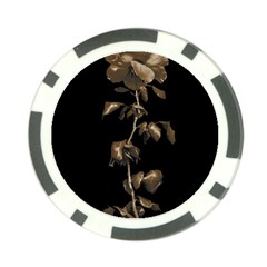 Dark Rose Poster Poker Chip Card Guard by dflcprintsclothing