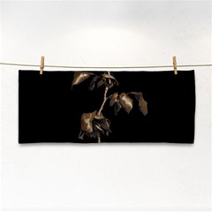 Dark Rose Poster Hand Towel by dflcprintsclothing