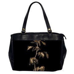 Dark Rose Poster Oversize Office Handbag (2 Sides) by dflcprintsclothing