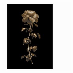 Dark Rose Poster Small Garden Flag (two Sides)