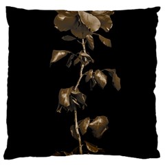 Dark Rose Poster Large Cushion Case (one Side)