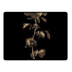 Dark Rose Poster Double Sided Fleece Blanket (small) 