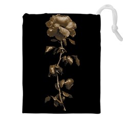 Dark Rose Poster Drawstring Pouch (5xl) by dflcprintsclothing