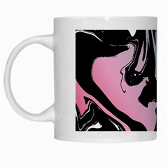 Painted Lines White Mugs