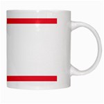 Flag of Austria White Mugs Right