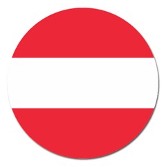 Flag Of Austria Magnet 5  (round) by FlagGallery