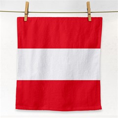 Flag Of Austria Face Towel by FlagGallery