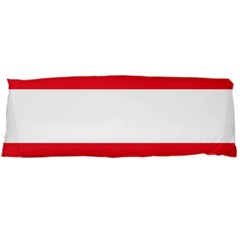 Flag Of Austria Body Pillow Case (dakimakura) by FlagGallery