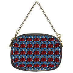 Red And Blue Chain Purse (two Sides) by Sparkle