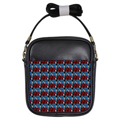 Red And Blue Girls Sling Bag by Sparkle