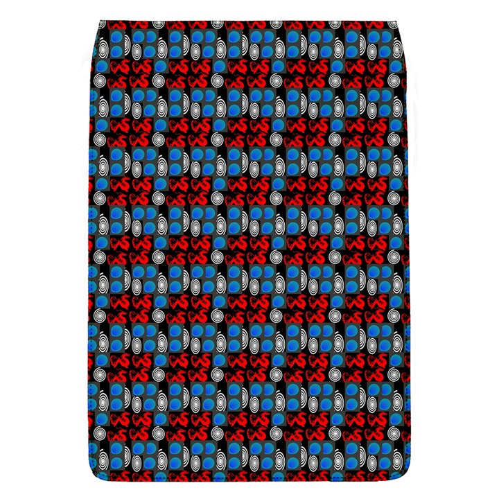 Red And Blue Removable Flap Cover (L)