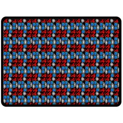 Red And Blue Double Sided Fleece Blanket (large)  by Sparkle