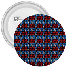 Red And Blue 3  Buttons by Sparkle