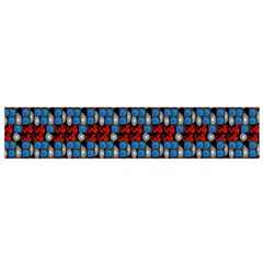 Red And Blue Small Flano Scarf by Sparkle