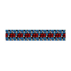 Red And Blue Flano Scarf (mini) by Sparkle