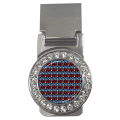 Red And Blue Money Clips (cz)  by Sparkle