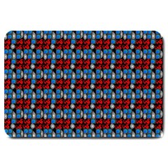 Red And Blue Large Doormat  by Sparkle