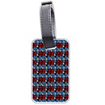 Red And Blue Luggage Tag (two sides) Back