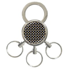 Shiny Skull 3-ring Key Chain by Sparkle