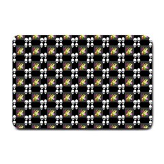 Shiny Skull Small Doormat  by Sparkle