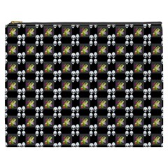 Shiny Skull Cosmetic Bag (xxxl) by Sparkle