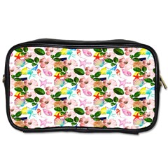 Painted Flowers Toiletries Bag (one Side) by Sparkle