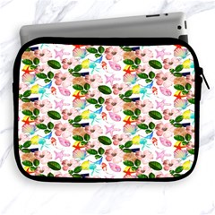 Painted Flowers Apple Ipad 2/3/4 Zipper Cases by Sparkle