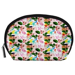 Painted Flowers Accessory Pouch (large) by Sparkle