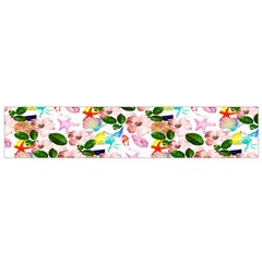 Painted Flowers Small Flano Scarf by Sparkle