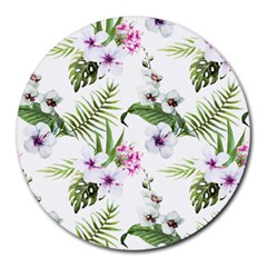 Summer Flowers Round Mousepads by goljakoff