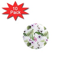 Summer Flowers 1  Mini Magnet (10 Pack)  by goljakoff