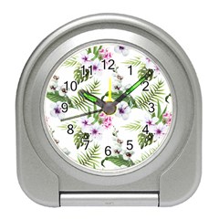 Summer Flowers Travel Alarm Clock by goljakoff