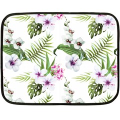 Summer Flowers Fleece Blanket (mini) by goljakoff