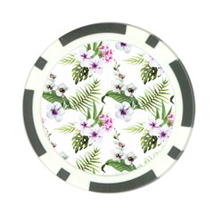 Summer Flowers Poker Chip Card Guard (10 Pack) by goljakoff