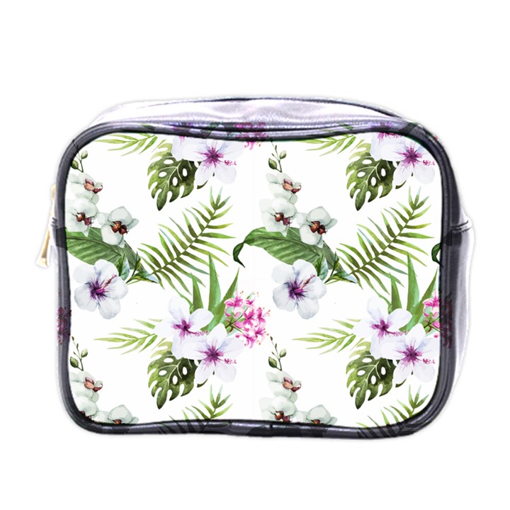 Summer flowers Mini Toiletries Bag (One Side)