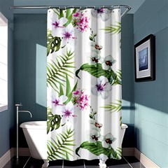 Summer Flowers Shower Curtain 36  X 72  (stall)  by goljakoff