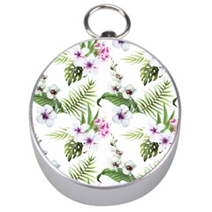 Summer Flowers Silver Compasses by goljakoff